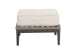 Marbella - Ottoman, With Self Welt - Echo Ash / Gray