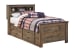 Trinell - Brown - Twin Bookcase Bed With 2 Storage Drawers