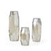 Multifaceted Taper Candleholders (Set of 3) - Crystal
