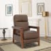Ashland (B) - Recliner Push Thru The Arm - Oasis-Walnut