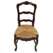 French - Ladderback Side Chair  - Dark Brown