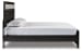 Kaydell - Black - Queen Upholstered Panel Platform Bed