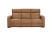 Odessey - Power Sofa Recliner With Power Headrest, Power Lumbar, Heat And Massage (Dropdown Table With Smart Tabletop Control? - Honey