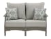 Visola - Gray - 4 Pc. - Outdoor Loveseat, 2 Lounge Chairs And Coffee Table