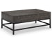 Parker - Lift Top Cocktail Table - Distressed Whiskey