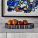 Big Pill - Bowl/Tray - Black And White Marble