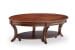 Winslet - Oval Cocktail Table (With Casters) - Cherry