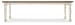 Americana - Leg Dining Table With One 22" Leaf - White