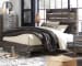 Drystan - Queen Panel Bed - Brown / Beige