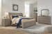 Lettner - Light Gray - 7 Pc. - Dresser, Mirror, King Sleigh Bed With 2 Storage Drawers, 2 Nightstands