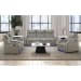 Blitz - Motion Sofa With DDT, Reading Light, Wireless Charger And LED - Simba Taupe And Black Welt
