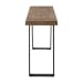 Freddy - Weathered Console Table - Light Brown & Black