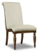 Archivist - Upholstered Side Chair - Beige / Dark Brown