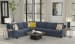 Foley - 4 Piece Sectional With Comfort Coil Seating And 4 Included Accent Pillows - Lead