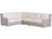 Seabrook - Sectional - Beige / White