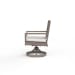 Laguna - Swivel Dining Chair, No Welt - Canvas Flax / Gray