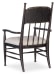 Americana - Upholstered Seat Arm Chair (Set of 2) - Dark Brown