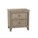 Woodbridge - Nightstand - 2 Drawer - Shadow Gray