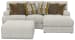 Tori - 2 Piece Sofa Chaise With Comfort Coil Seating, 40" Cocktail Ottoman And 5 Accent Pillows Included (Right Side Facing Chaise) - Birch