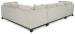 Maxon Place - Stone - 3-Piece Sectional With Laf Corner Chaise