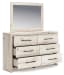 Lawroy - Light Natural - 10 Pc. - Dresser, Mirror, Chest, Full Panel Bed With Storage Footboard And 2 Under Bed Storage Units, 2 Nightstands