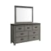 Wade - Queen Panel 6 Piece Bedroom Set - Black Finish