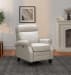 Remi - Power Recliner With Power Recline And Power Forward Adjustable Headrest - White