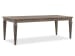 Lancaster - Extendable Rectangular Dining Table With 2 Benches - Dovetail Gray