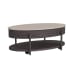 Nica - 3 Piece Occasional Table Set (Coffee Table & Two End Table) - White And Brown
