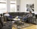 Tambo - Pewter - 3 Pc. - Right Arm Facing Loveseat with Console 2 Pc Sectional, Rocker Recliner