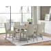 Eleanor - 7 Piece Standard Height Dining Set (Rectangular Table And Six Chairs) - White