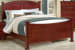 Hamilton/Franklin Panel Bed with Storage Footboard Cherry King