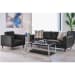 Hampton - Sofa - Fiero Charcoal (Top Grain / Pvc)