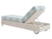 Ocean Breeze Promenade - Chaise - White / Light Blue