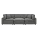 Cloud 9 - 3 Piece Sectional Sofa - Gray