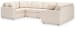 Modmax - Oyster - 6-Piece Sectional