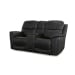 Crew - Power Reclining Loveseat With Console, Power Headrests & Lumbar - Raven