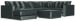 Remington - 5 Piece Modular Sectional (LSF Chaise) And 1 Included Cocktail Ottoman - Pine