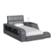 Valari - Twin Transformer Bed With Electronic Features PU - Gray