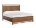 Conway - King Panel Bed, 2 Nightstands And Drawer Dresser With Portrait Mirror - Honey Wheat