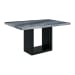 Valentino - Complete Counter Marble Table - Gray