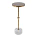 Miriam - Round Accent Table - Gold