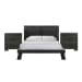 Allan - Queen 3 Piece Bedroom Set - Black
