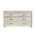Fort Worth - 6 Drawer Dresser - White