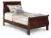 Alisdair - Twin Sleigh Bed - Dark Brown