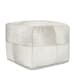Canada - Hide Pouf - Ivory