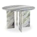 Celia - Round Dining Table - Green / Gray