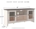 Dorrinson - White - LG TV Stand w/Fireplace Option