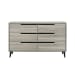 Ernesto - 6-Drawer Dresser With Interlock (3A Packing) - Gray