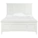 Heron Cove - Complete King Panel Bed With Storage Rails - Chalk White